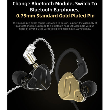 KZ ZSN Pro X Ring Iron Hybrid Drive Metal In-ear Wired Earphone,, ZSN Pro X Mic Version(Black), ZSN Pro X Mic Version(Gold), ZSN Pro X Standard Version(Black), ZSN Pro X Standard Version(Gold)