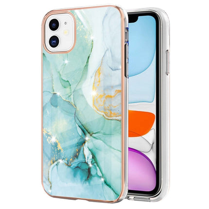 Electroplating Marble Pattern Dual-side IMD TPU Shockproof Case, For iPhone 12 / 12 Pro, For iPhone 12 Pro Max, For iPhone 11, For iPhone 11 Pro Max