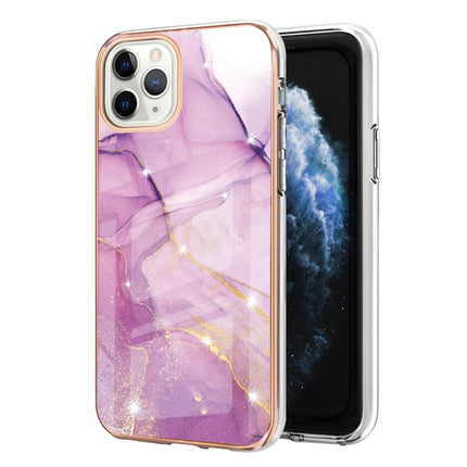 Electroplating Marble Pattern Dual-side IMD TPU Shockproof Case, For iPhone 12 / 12 Pro, For iPhone 12 Pro Max, For iPhone 11, For iPhone 11 Pro Max