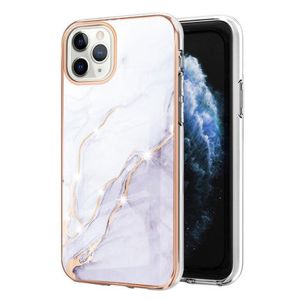 Electroplating Marble Pattern Dual-side IMD TPU Shockproof Case, For iPhone 12 / 12 Pro, For iPhone 12 Pro Max, For iPhone 11, For iPhone 11 Pro Max