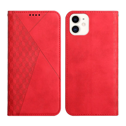 Diamond Pattern Splicing Skin Feel Magnetic Horizontal Flip Leather Case with Card Slots & Holder & Wallet, For iPhone 12 mini, For iPhone 12 / 12 Pro, For iPhone 12 Pro Max, For iPhone 11