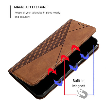 Diamond Pattern Splicing Skin Feel Magnetic Horizontal Flip Leather Case with Card Slots & Holder & Wallet, For iPhone 11 Pro, For iPhone 11 Pro Max, For iPhone X / XS, For iPhone XR