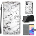 For Xiaomi Redmi Note 10 5G / C01 White Marble