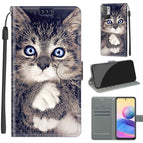 For Xiaomi Redmi Note 10 5G / C02 Fork Hand White Claw Cat