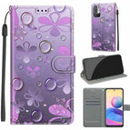 For Xiaomi Redmi Note 10 5G / C16 Water Drop Six Petal Flower
