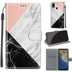 For ZTE Blade A51 / C07 Pink White Black