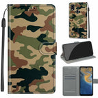 For ZTE Blade A51 / C12 Green Yellow Camouflage