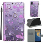 For ZTE Blade A51 / C16 Water Drop Six Petal Flower
