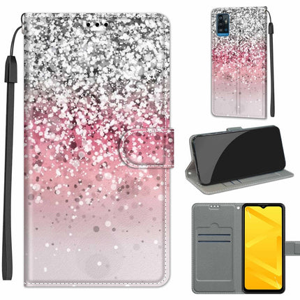 Voltage Coloured Drawing Magnetic Clasp Horizontal Flip PU Leather Case with Holder & Card Slots, For ZTE Blade A71
