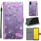 For ZTE Blade A71 / C16 Water Drop Six Petal Flower