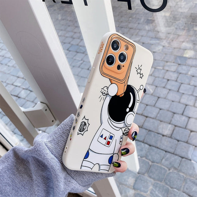 Spaceman Binoculars Shockproof Protective Case, For iPhone 13 mini, For iPhone 13, For iPhone 13 Pro, For iPhone 13 Pro Max, For iPhone 12 mini, For iPhone 12, For iPhone 12 Pro, For iPhone 12 Pro Max, For iPhone 11, For iPhone 11 Pro                  ...
