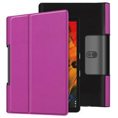 Custer Texture Horizontal Flip Leather Case with Two-folding Holder, For Lenovo Yoga Smart Tab