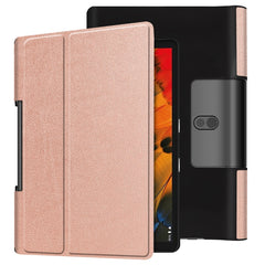 Custer Texture Horizontal Flip Leather Case with Two-folding Holder, For Lenovo Yoga Smart Tab