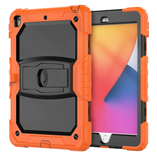 Shockproof Colorful Silica Gel + PC Protective Case with Holder & Shoulder Strap