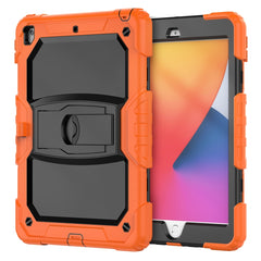 Shockproof Colorful Silica Gel + PC Protective Case with Holder & Shoulder Strap