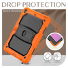 Shockproof Colorful Silica Gel + PC Protective Case with Holder & Shoulder Strap, For iPad 10.2 2021 / 2020 / 2019, For Samsung Galaxy A7 Lite T220 / T225