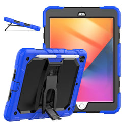 Shockproof Colorful Silica Gel + PC Protective Case with Holder & Shoulder Strap