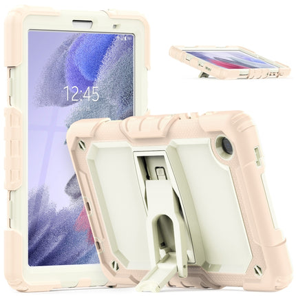 Shockproof Colorful Silica Gel + PC Protective Case with Holder & Shoulder Strap, For iPad 10.2 2021 / 2020 / 2019, For Samsung Galaxy A7 Lite T220 / T225