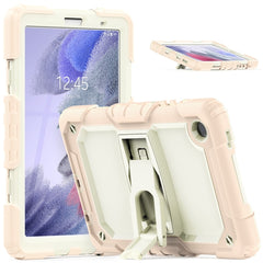 Shockproof Colorful Silica Gel + PC Protective Case with Holder & Shoulder Strap