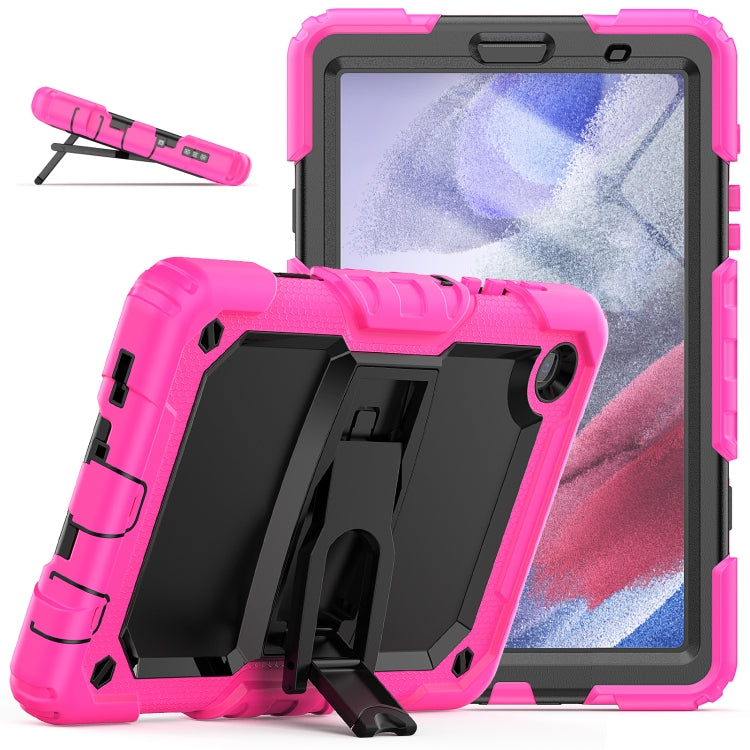 Shockproof Colorful Silica Gel + PC Protective Case with Holder & Shoulder Strap, For iPad 10.2 2021 / 2020 / 2019, For Samsung Galaxy A7 Lite T220 / T225