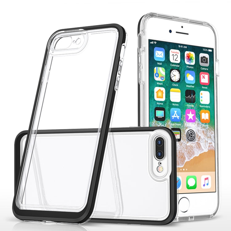 Bright Series Clear Acrylic + PC+TPU Shockproof Case, For iPhone 8 Plus / 7 Plus