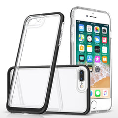 Bright Series Clear Acrylic + PC+TPU Shockproof Case, For iPhone 8 Plus / 7 Plus