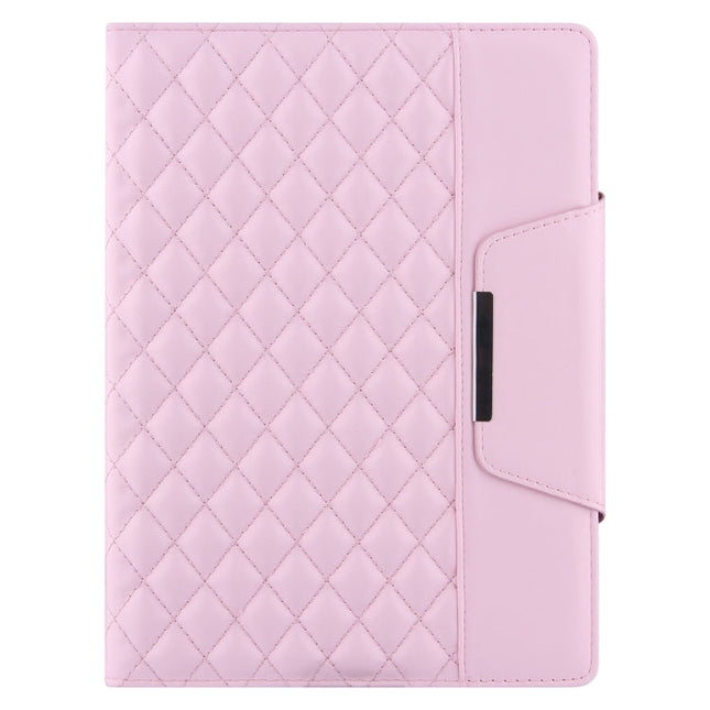 Checkered Pattern Horizontal Flip Leather Case with Holder & Card Slots & Hand Strap, For iPad 10.2 (2021 / 2020 / 2019), For iPad Pro 11 (2021 / 2020 / 2018), For iPad mini 5 / 4, For iPad 9.7 (2018 / 2017)