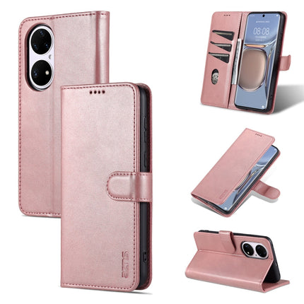 AZNS Skin Feel Calf Texture Horizontal Flip Leather Case with Card Slots & Holder & Wallet, For Huawei P50, For Huawei P50 Pro, For Honor V40, For Honor X20
