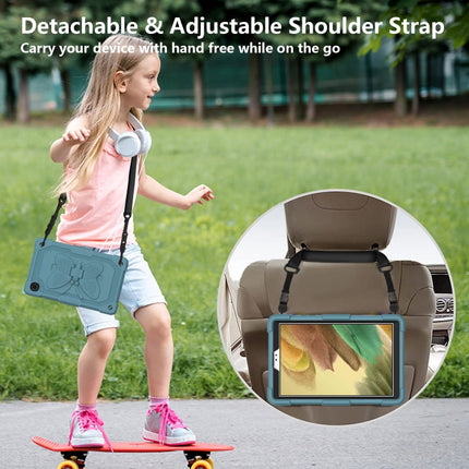 Pure Color PC + Silicone Anti-drop Protective Case with Butterfly Shape Holder & Pen Slot, For Samsung Galaxy Tab A7 Lite 8.7 SM-T220 / SM-T225