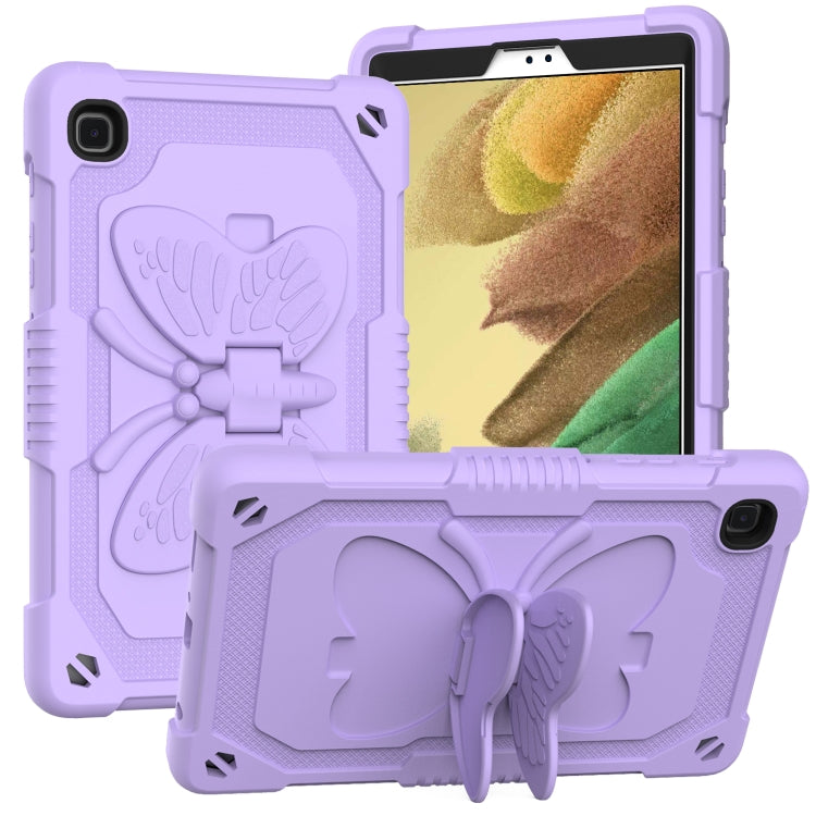 Pure Color PC + Silicone Anti-drop Protective Case with Butterfly Shape Holder & Pen Slot, For iPad 9.7 2018 & 2017 / Pro 9.7 inch / Air 2 / 6, For iPad 10.2 2021 & 2020 & 2019 / Air 3 10.5 inch, For iPad mini 6 2021 / mini 2024