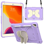 For iPad 10.2 2021 & 2020 & 2019 / Air 3 10.5 inch / Beige + Light Purple