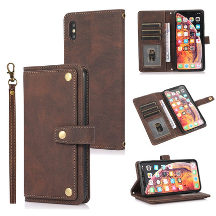 PU + TPU Horizontal Flip Leather Case with Holder & Card Slot & Wallet & Lanyard, For iPhone 8 Plus & 7 Plus, For iPhone XS / X, For iPhone XR, For iPhone XS Max