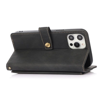 PU + TPU Horizontal Flip Leather Case with Holder & Card Slot & Wallet & Lanyard, For iPhone 12 mini, For iPhone 12 / 12 Pro, For iPhone 12 Pro Max, For iPhone 13 mini