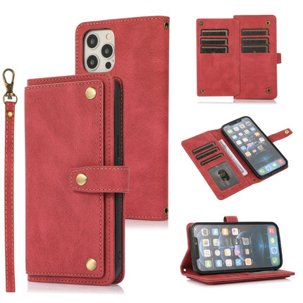 PU + TPU Horizontal Flip Leather Case with Holder & Card Slot & Wallet & Lanyard, For iPhone 12 mini, For iPhone 12 / 12 Pro, For iPhone 12 Pro Max, For iPhone 13 mini