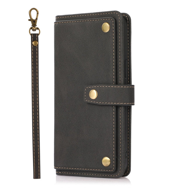 PU + TPU Horizontal Flip Leather Case with Holder & Card Slot & Wallet & Lanyard, For iPhone 13, For iPhone 13 Pro, For iPhone 13 Pro Max