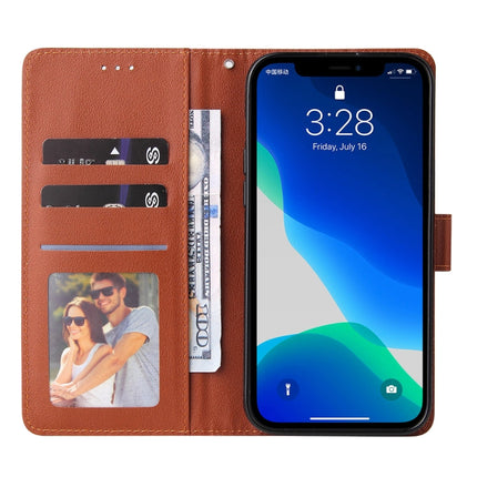 Multifunctional Horizontal Flip Leather Case, with Three Card Slot & Holder & Double Zip Wallett & Photo Frame & Lanyard, For iPhone 13 Pro Max