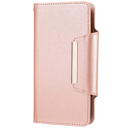 Ultra-thin Separable Magnetic Horizontal Flip Leather Case with Card Slot & Wallet, For iPhone SE 2022 / SE 2020 / 8 / 7, For iPhone X / XS