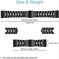 22mm Titanium Alloy Quick Release Replacement Watchband, For Garmin Fenix 6