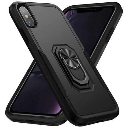 Pioneer Armor Heavy Duty PC + TPU Shockproof Case with Holder, For iPhone 11 Pro, For iPhone 11 Pro Max, For iPhone X / XS, For iPhone XR