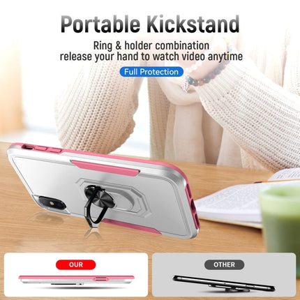 Pioneer Armor Heavy Duty PC + TPU Shockproof Case with Holder, For iPhone XS Max