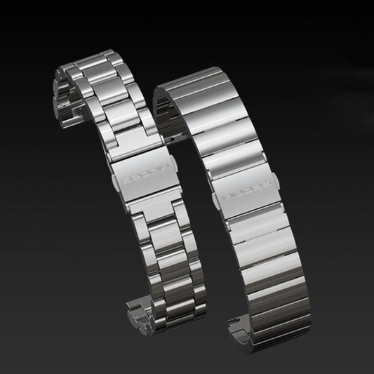 MIJOBS Bamboo Joint Stainless Steel Metal Buckle Replacement Strap Watchband, For Huawei Band 6 / Honor Band 6