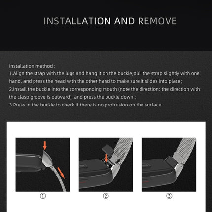 MIJOBS Bamboo Joint Stainless Steel Metal Buckle Replacement Strap Watchband