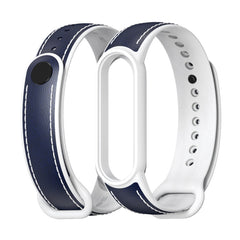 MIJOBS TPU + Leather Replacement Strap Watchband, For Xiaomi Mi Band 5 / 6