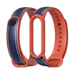 MIJOBS TPU + Leather Replacement Strap Watchband, For Xiaomi Mi Band 5 / 6