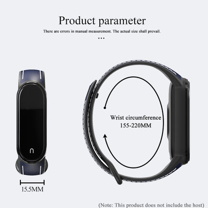 MIJOBS TPU + Leather Replacement Strap Watchband, For Xiaomi Mi Band 5 / 6