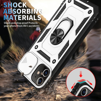 Sliding Camera Cover Design TPU + PC Protective Case with 360 Degree Rotating Holder & Card Slot, For iPhone 12 mini, For iPhone 12 / 12 Pro, For iPhone 12 Pro Max, For iPhone 11