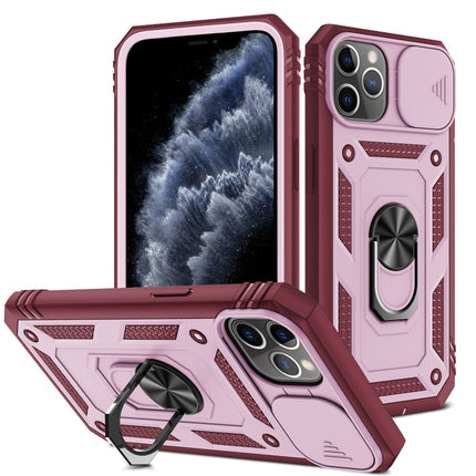Sliding Camera Cover Design TPU + PC Protective Case with 360 Degree Rotating Holder & Card Slot, For iPhone 11 Pro, For iPhone 11 Pro Max