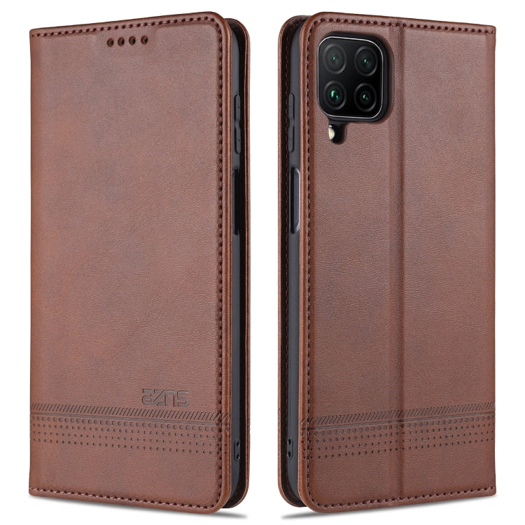 AZNS Magnetic Calf Texture Horizontal Flip Leather Case with Card Slots & Holder & Wallet, For Samsung Galaxy M32 Global