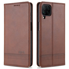 AZNS Magnetic Calf Texture Horizontal Flip Leather Case with Card Slots & Holder & Wallet, For Samsung Galaxy M32 Global