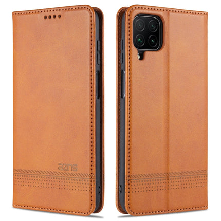AZNS Magnetic Calf Texture Horizontal Flip Leather Case with Card Slots & Holder & Wallet, For Samsung Galaxy M32 Global